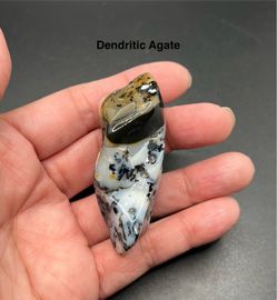Dendritic Agate Polished Stone from Mexico 55g