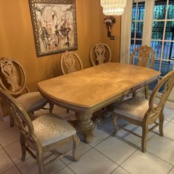 Dinner Table 6 Chairs