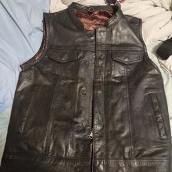 First Mfg Sharp Shooter Leather Vest