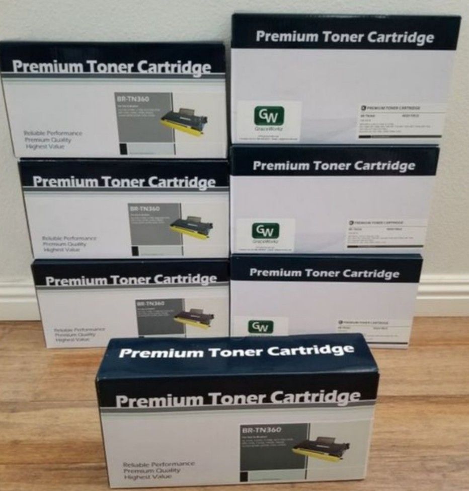 Premium Toner Cartridges for Brothers printers as well as Lenovo