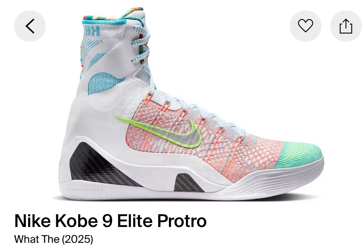 Kobe 9 Elite Highh Protro