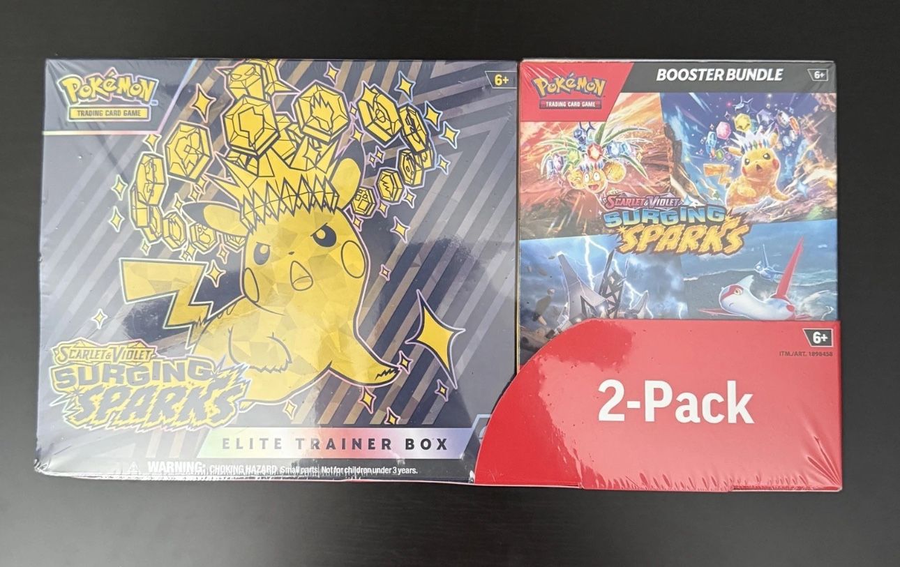 Pokemon Surging Sparks ETB 2 Pack Costco