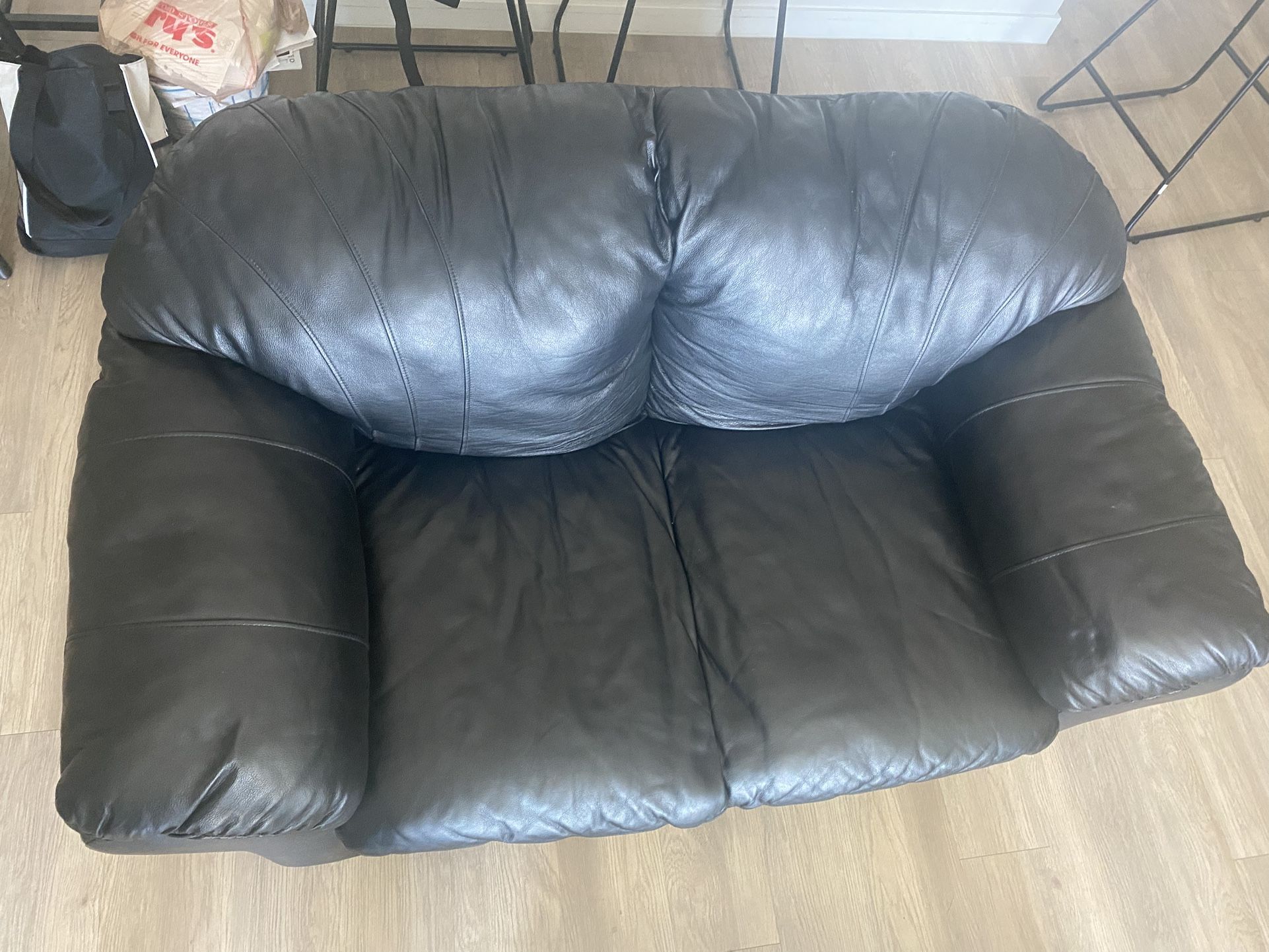 Loveseat Leather Couch