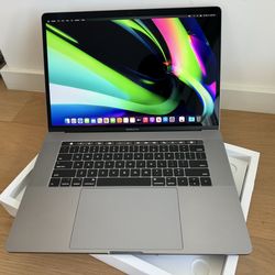 1TB SSD 2.6GHz 6-Core i7 MacBook Pro 15” Touch Bar + Touch ID 16GB RAM Turbo Boost 4.5GHz similar to 16”