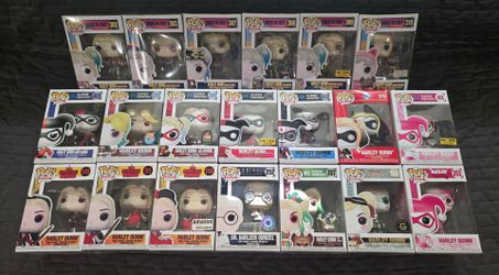 Funko Pop! DC Super Heroes Harley Quinn LOT of 20