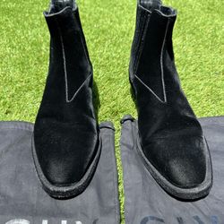 Givenchy Rider Chelsea 100% Viscose Black Boots Men 43/US 10
