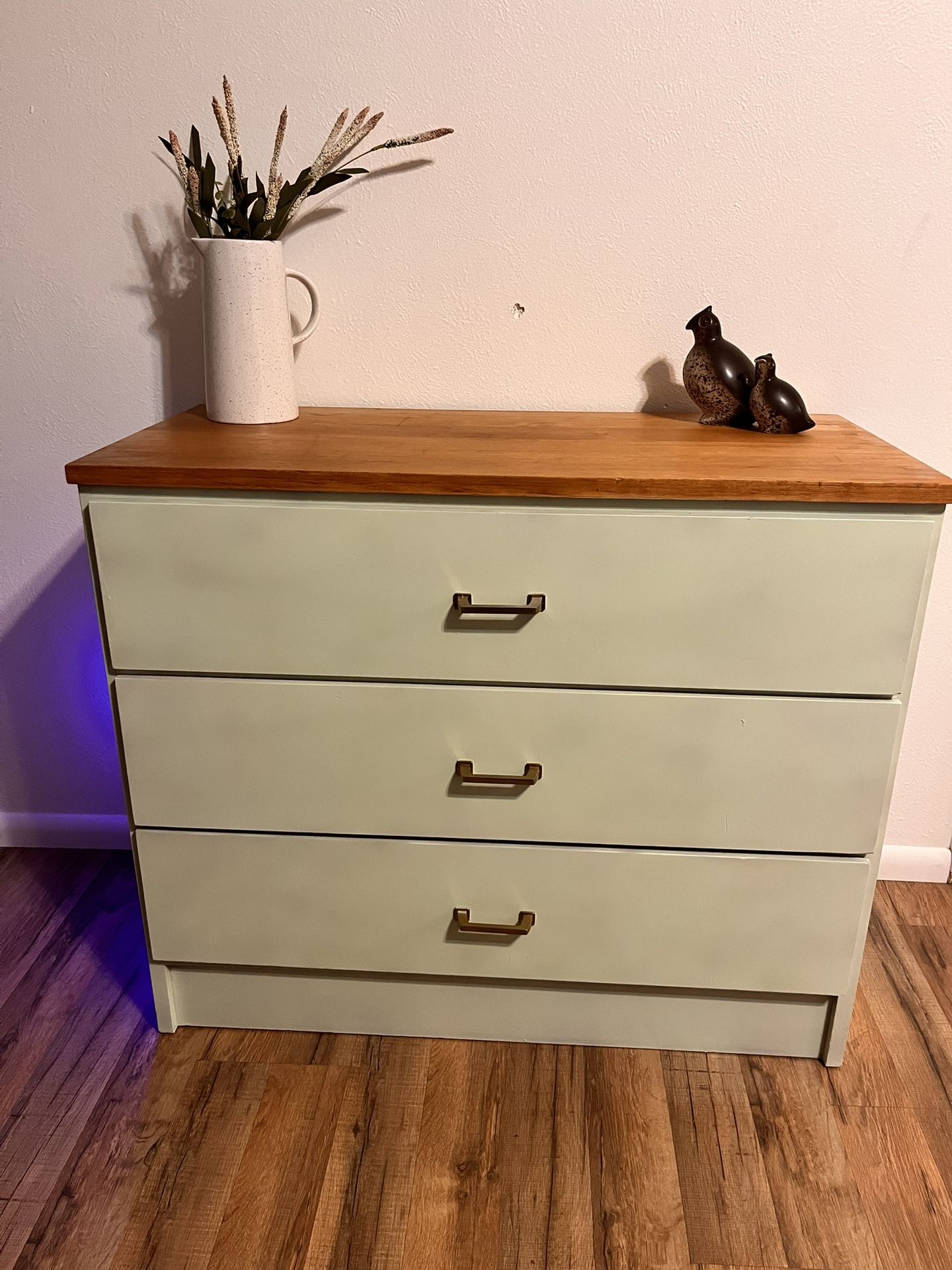 Sea Green 3 Drawer Dresser