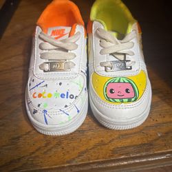 Coco Melon Size 4 Toddler Nikes 