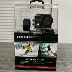 Akaso Brave 4 4K Edition Camera With Everything Included 