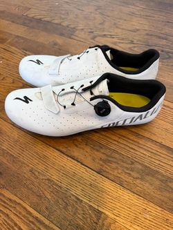 Specialized Torch 1.0 Road Cycling Shoes — Size 48 EU / 13.75 US — White — Cleats Included