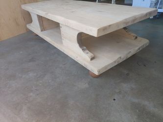 Thick coffee table
