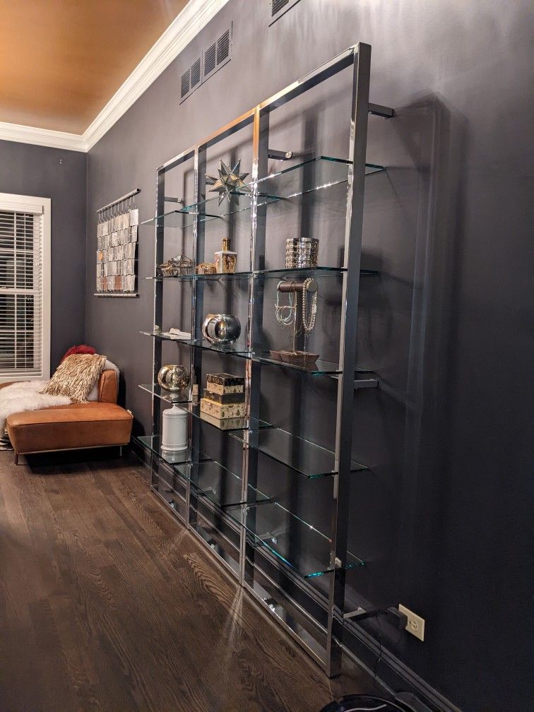 3 CB2 TESSO bookcases 250 Each for Sale in Mokena IL OfferUp