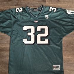  VTG 90s MICHIGAN STATE SPARTANS MSU L #32 Football Jersey Colosseum