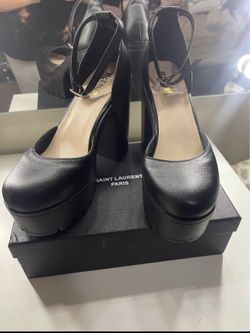 Black Platform Heels 