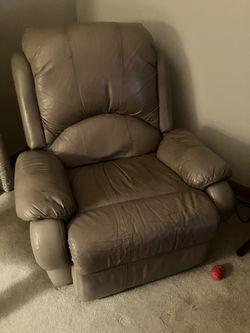 Faux Leather Recliner