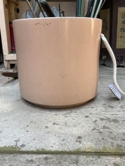 Peach Colored Planter