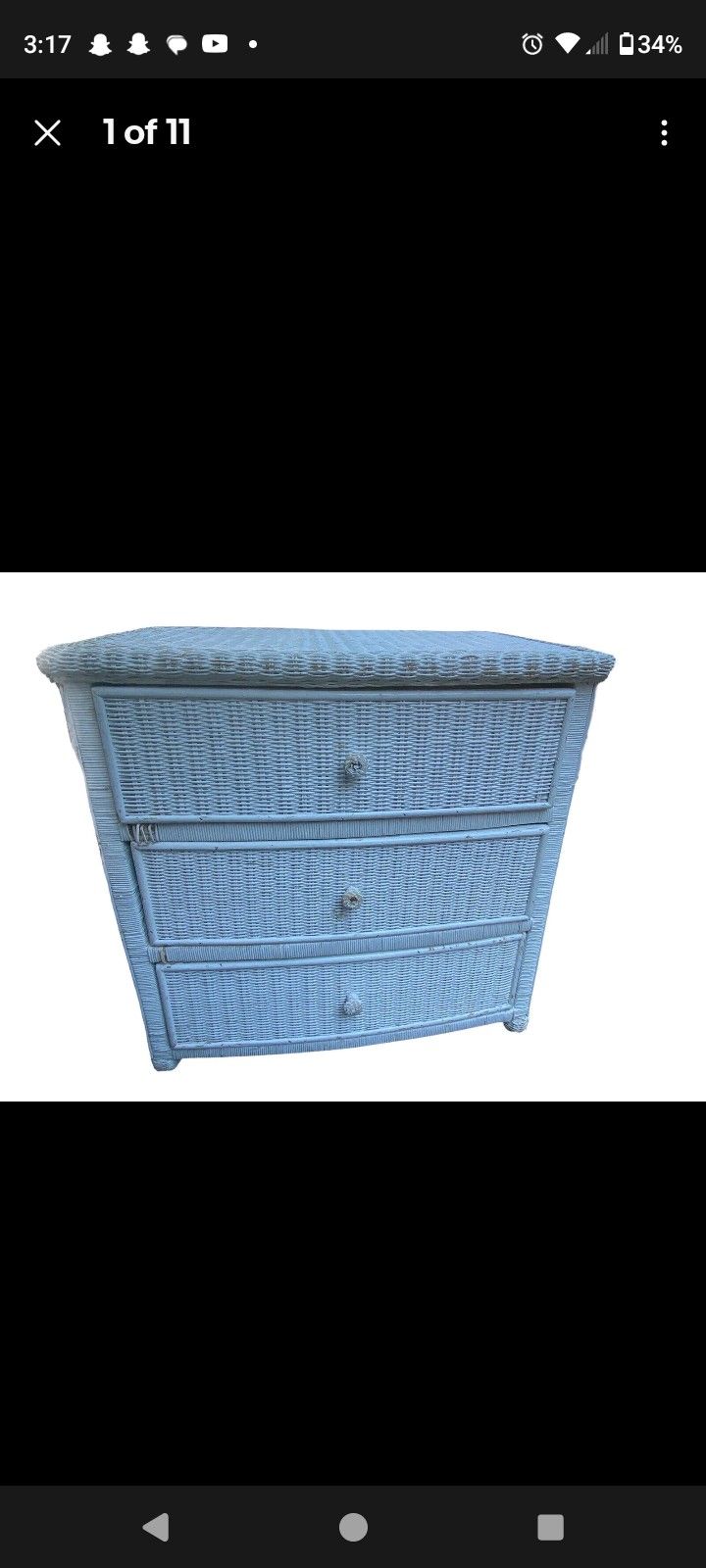 Wicker Dresser