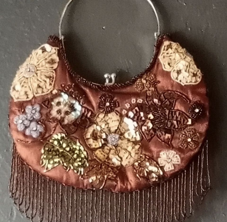 Beaded And Fringe Vintage Bag