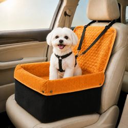 [NEW] Memory Foam Dog Car Booster Seat