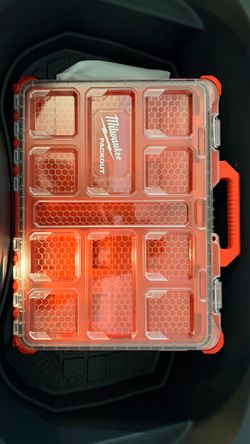 PACKOUT 11-Compartment Low-Profile Impact Resistant Portable Small Parts Organizer