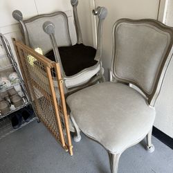 3 Gray Chairs