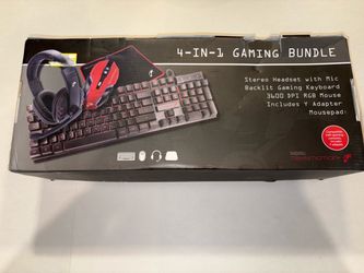 TekNmotion Nibiru Gaming Keyboard 104-Key Backlit New Open Box