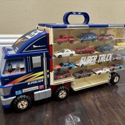 Super Truck Super Liner Toy Car Carrier With Cars