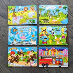 Wooden Jigsaw Puzzles, 30 Pieces, Toddlers/Preschool