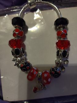 Cute Mickey and Minnie bracelet