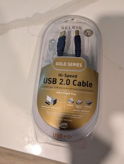 Belkin USB A to USB B Printer Cable 6 ft.