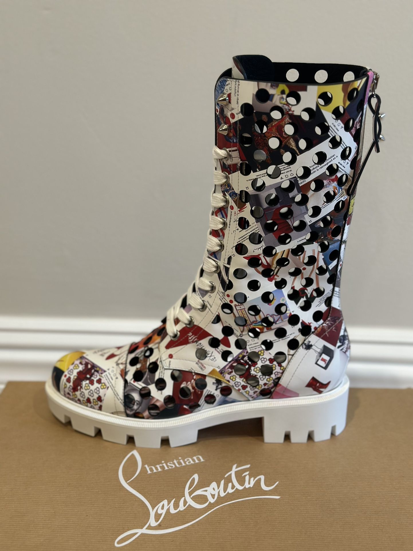 Authentic New Never Worn “Pavletatana” Christian Louboutin Boots