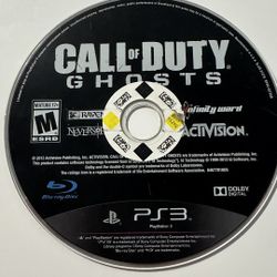 CALL OF DUTY GHOSTS: PS3- PLAYSTATION 3 