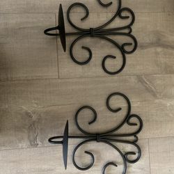 Metal Wall Hanging Candle Holders