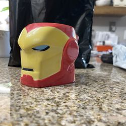 Marvel Iron Man Mug Disney 2012 Sculpted Ceramic Coffee Cup Avengers Comics
