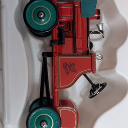 Jingle Bell Express. Train Engine. Peddle Care Ornament 