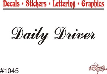 Daily Driver Sticker 1045