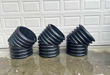 NEW! HDPE Elbow 18" 45 Degree For Storm Drain! 16 available!