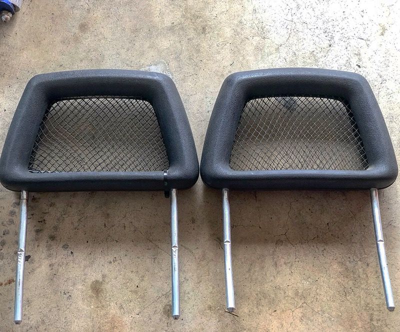 Recaro fishnet headrest