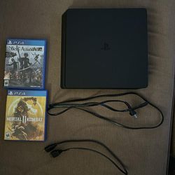 PS4 with 2 Games