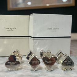 Kate Spade Lennox Silver Plate Place Card Holders