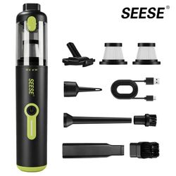 Car Vacuum Portable Cordless, 2 in 1 Vacuum Cleaner&Air Duster