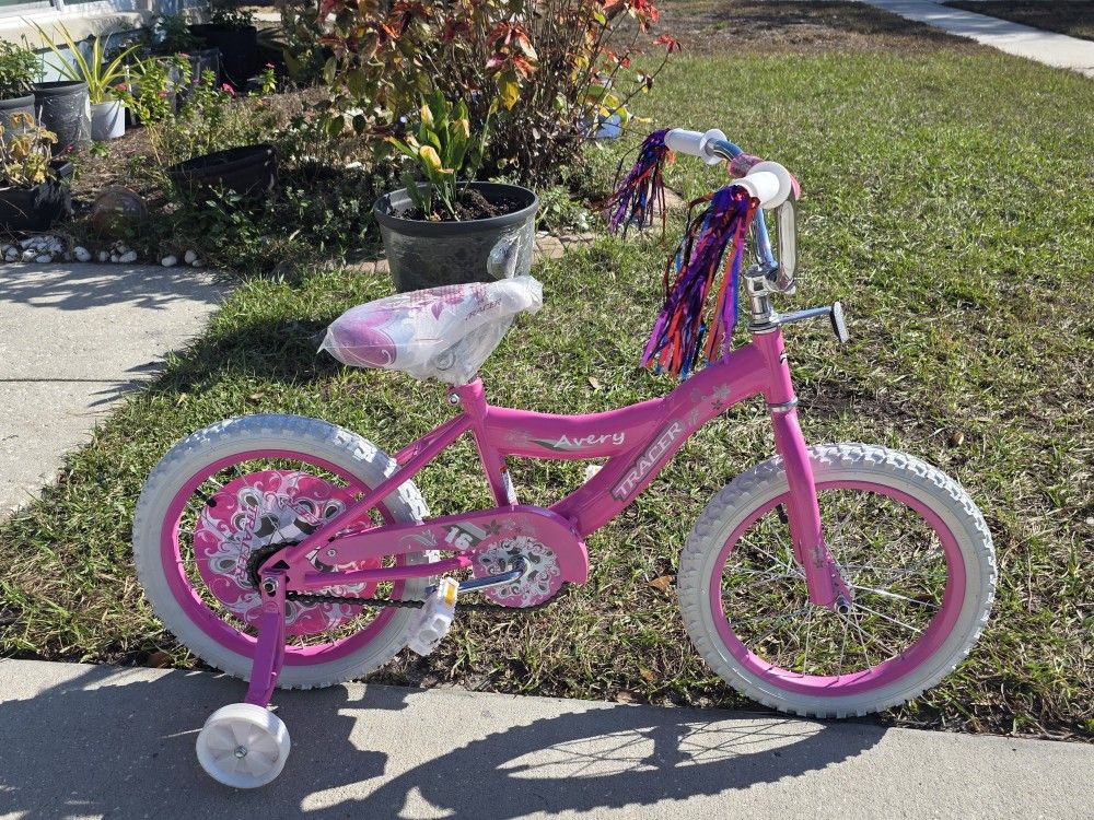 New Wonder Wheels Avery Tracer 16in Kid's Bike