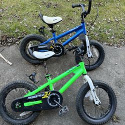 2 Royalbaby Freestyle Kids Bike 12” &  14”