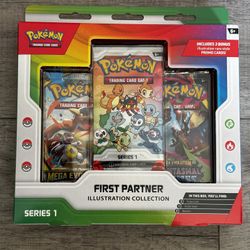 Pokemon First Partner Illustration Collection Series 1 $55
