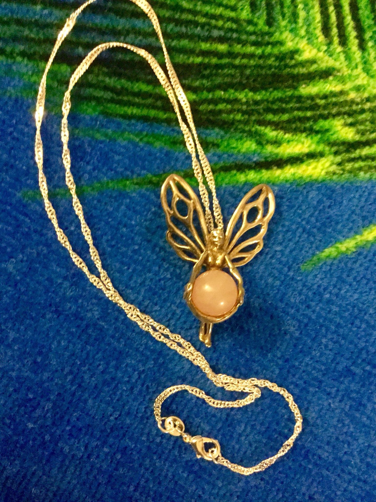Pretty Butterfly - Fairy 🧚‍♀️ Pendant silver necklace 🌿🦋🌿 Sterling Silver 925 stamped