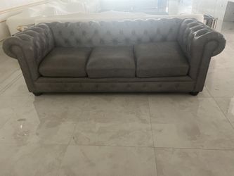 Leather Chesterfield Sofa