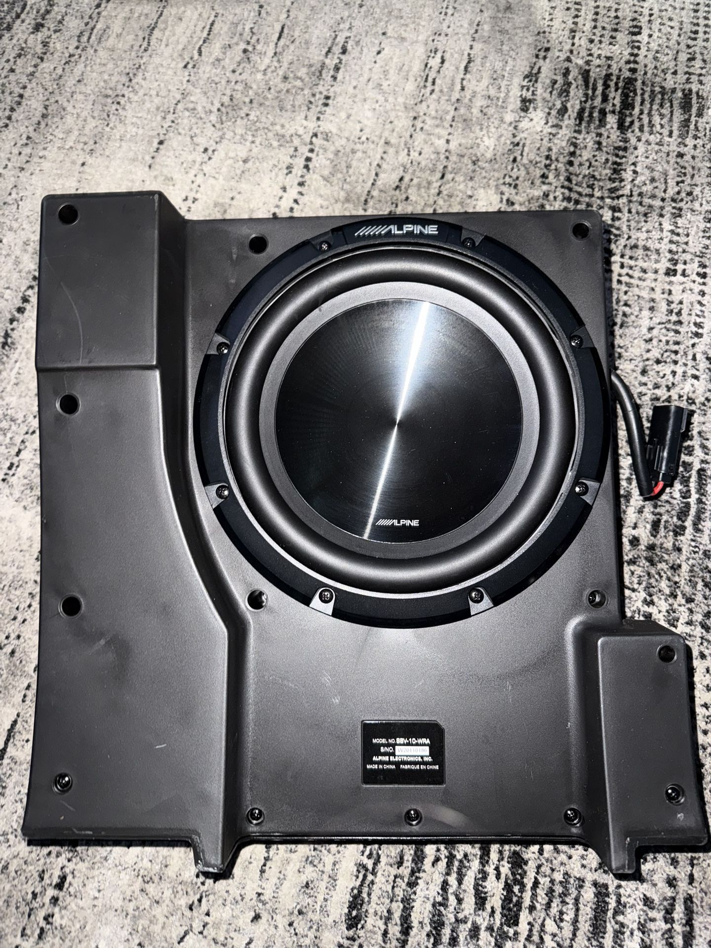 Alpine 10” Sub For 2007-18 Jeep Wrangler Unlimited JK