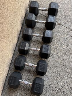 ROGUE DUMBBELL WEIGHTS prices listed at the bottom under description 👇👇👇