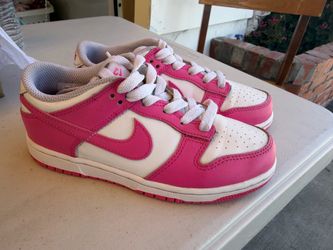 Nike Dunk low top Active Fuchsia-Size 6.5 (GS) No Box