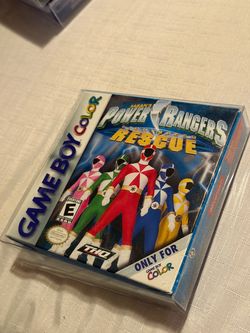 Gameboy Color Power Rangers Rescue CIB really good condition!